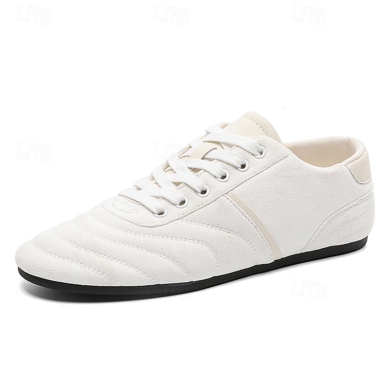 Baskets rouges pour hommes avec une élégante bande blanche, en cuir de vachette de qualité supérieure, idéales pour les tenues décontractées avant-gardistes, le style urbain et les journées actives de 2025 ? $54.99 –P1