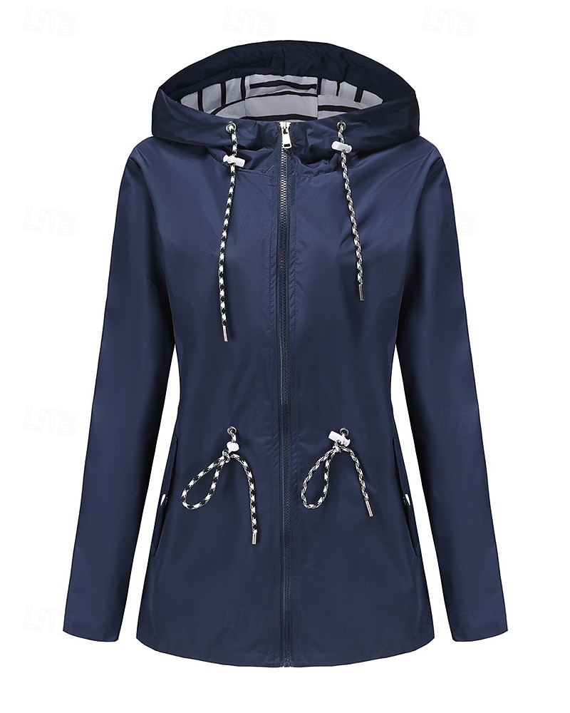 Women's Windbreaker Softshell Jacket Hiking Jacket Outdoor Waterproof Windproof Hiking Outfits Hiking Clothes Spring Autumn / Fall Top Camping / Hiking / Caving Running Black Yellow Pink 2025 - $34.99 –P7