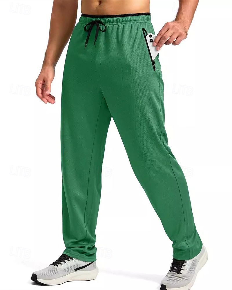 Per uomo Pantaloni da tuta Pantaloni Pantaloni della tuta a gamba dritta Tasca Elastico in vita Coulisse Blocco di colori Comodità Sport all'Aperto Quotidiano Moda Casual Nero 1 # Nero Micro-elastico del 2026 a $24.99 –P12