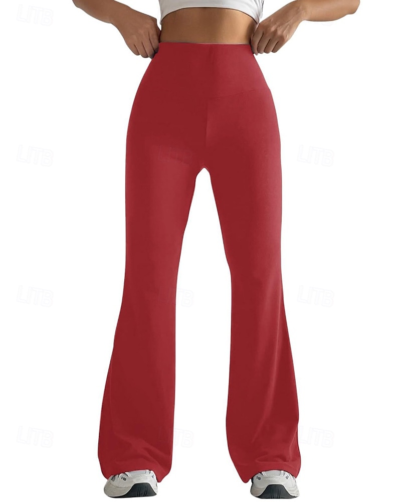 Per donna Gamba larga Pantaloni Eleganti Streetwear Casual Lunghezza intera Naturale Semplice Elastico in vita Confortevole Streetwear Ferie Abbigliamento quotidiano Magenta Grigio Nero Bianco Autunno del 2025 a $17.99 –P15