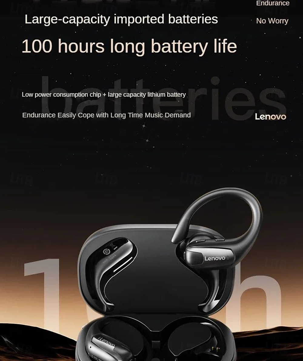 NEW Lenovo EA305 TWS Sports Earphones Bluetooth 5.4 Dual Mode Wireless Earphones Waterproof HiFi Stereo Noise Cancelling Earbuds 2025 - $33.99 –P8