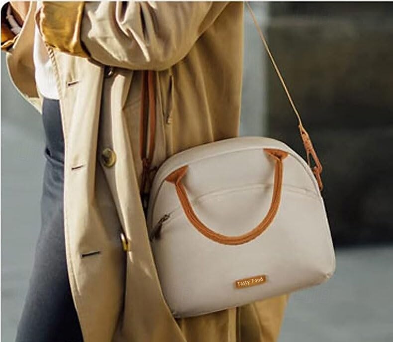 Lunch Bag for Women & Men for Back to School, Office, Picnic, Hiking, Beach Large Capacity Insulated Lunch Tote with Shoulder Strap, Multi-Functional Thermal Bento Bag 2025 - CAD $17.86 –P4
