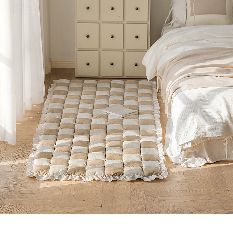 Cream Sofa Cover  Couch Cover For Pets Dog Large Plaid Square Fuzzy Pet Dog Mat Bed 2025 - $150.99 –P10