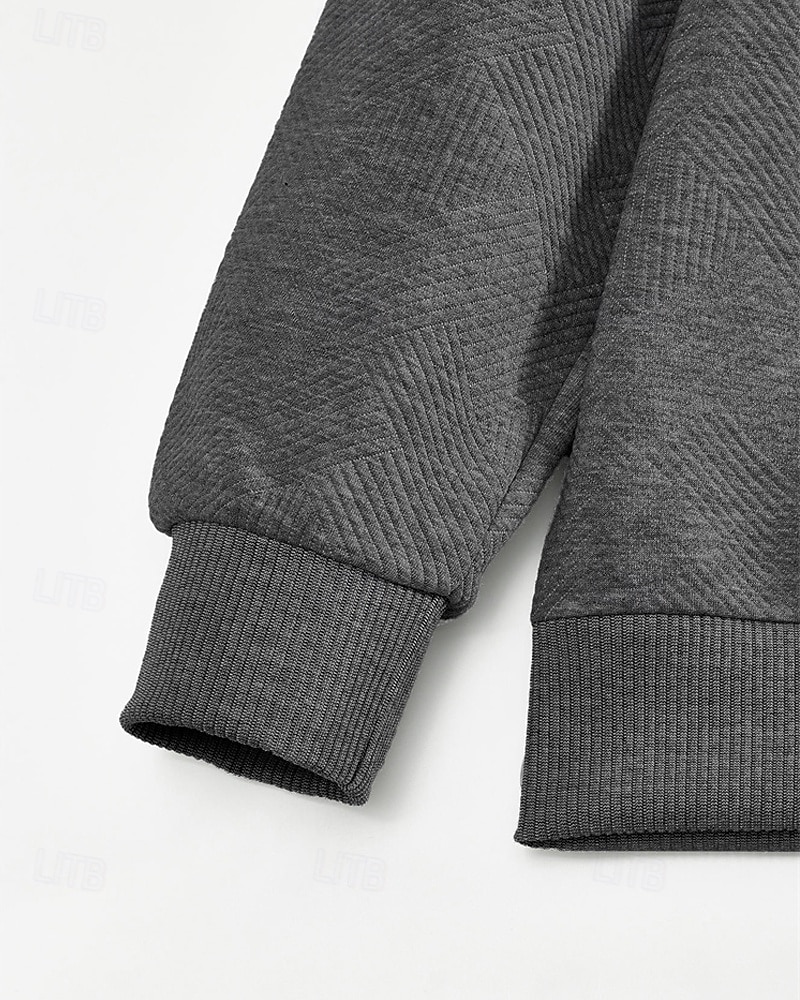 Homme Veste Légère Veste Décontractée Vacances Quotidien Respirabilité Avec Poches Jacquard Printemps Automne Uni Mode Classique Revers Régulier Noir Blanche bleu marine Kaki Gris Claire Veste de 2025 ? $29.99 –P7