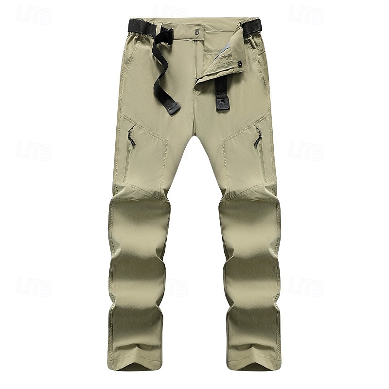 Miesten Reisitaskuhousut Vaellushousut Sadehousut retkeilyyn Fleece-housut Talvi Ulko- Normaali Vedenkestävä Tuulenkestävä Nopea kuivuminen Alaosat Tasku Musta Tumman harmaa Retkeily ja vaellus Juoksu 2025 - $45.99 –P6