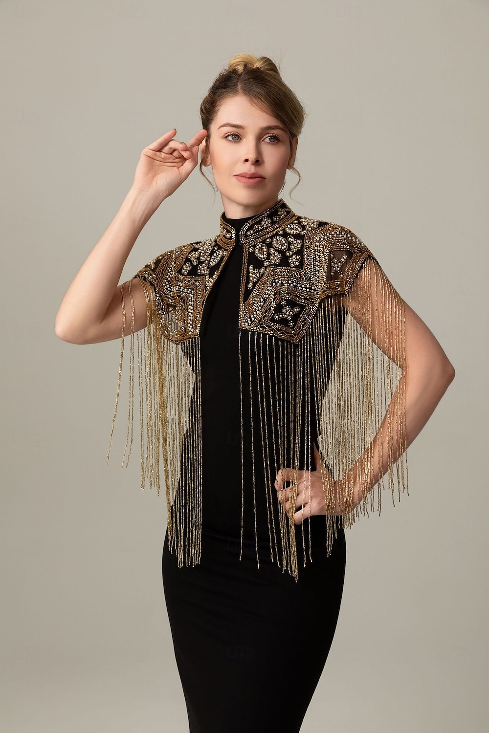 Retro Vintage Goldene Zwanziger 1920er Umhang Schals Der große Gatsby Flapper-Mädchen Pailletten Fransen Damen Weihnachten Halloween Karneval Hochzeit Abendgesellschaft Maskerade Erwachsene 2025 - $63.99 –P3