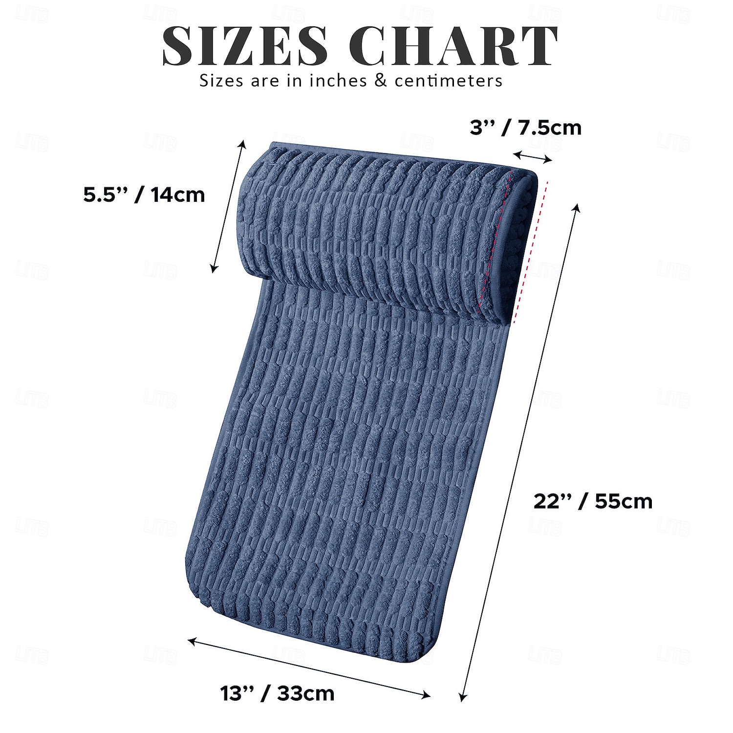 1 stuk hoofdsteunkussen, relaxkussen voor nek, hoofd of voeten voor kantoor- of massagestoelen, verlichting van nekpijn en ondersteuning van de nek. Antislip hoes met ritssluiting. 2025 - $39.99 –P3