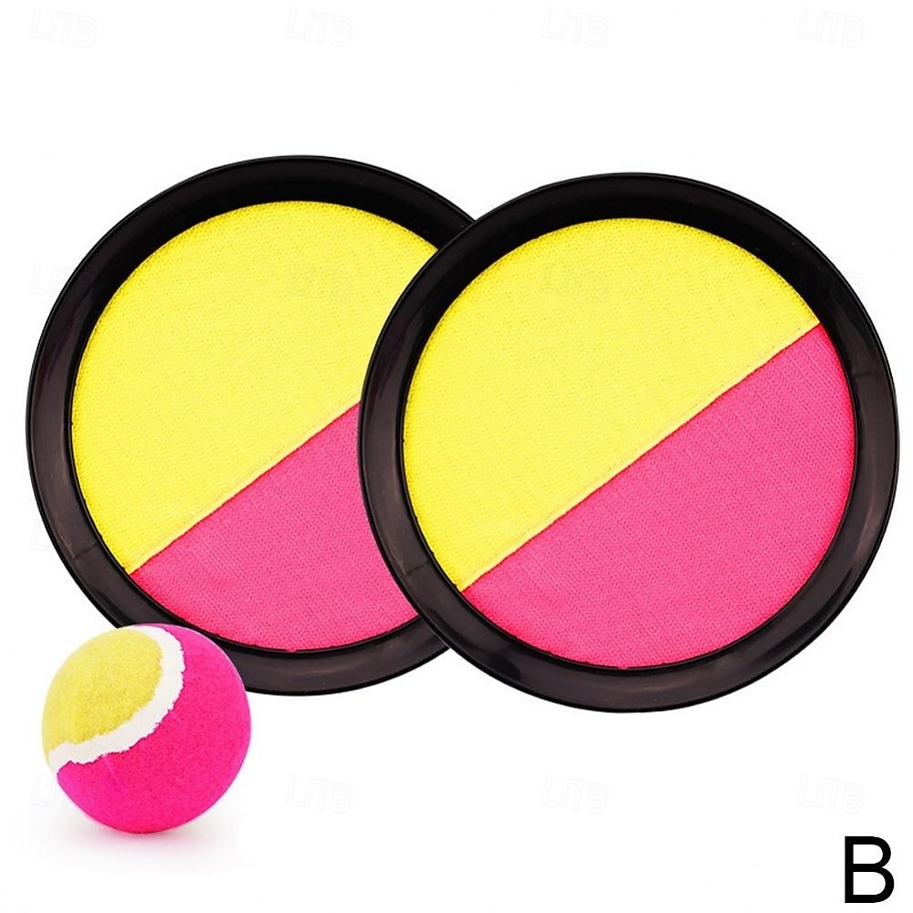 Set di gioco con palla appiccicosa con pagaia a ventosa, giocattolo colorato in plastica da lanciare e catturare per il divertimento in famiglia, attrezzatura sportiva interattiva all'aperto per del 2025 a $11.99 –P19