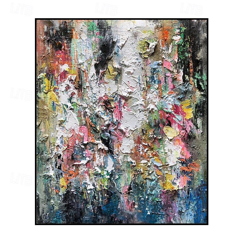 handgemachtes Ölgemälde auf Leinwand, Wandkunst, Dekoration, modernes dickes Öl, abstrakt für die Inneneinrichtung, gerollt, rahmenlos, ungedehntes Gemälde 2025 - $61.99 –P1