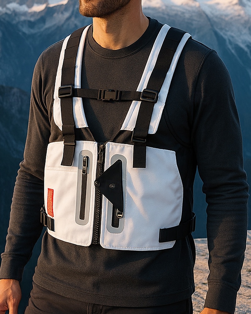 Hiking Backpack Rain Waterproof Breathable Outdoor Hiking Climbing Camping Oxford Cloth Black White 2025 - $29.99 –P1