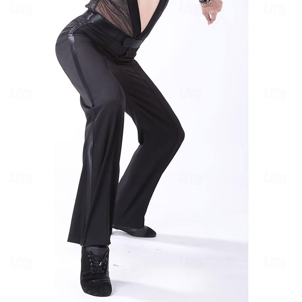 Pantalons de danse latine pour hommes et garçons, pantalons de danse carrée moderne parfaits pour le jazz, la rumba, le tango, la salsa de 2025 ? $33.99 –P3