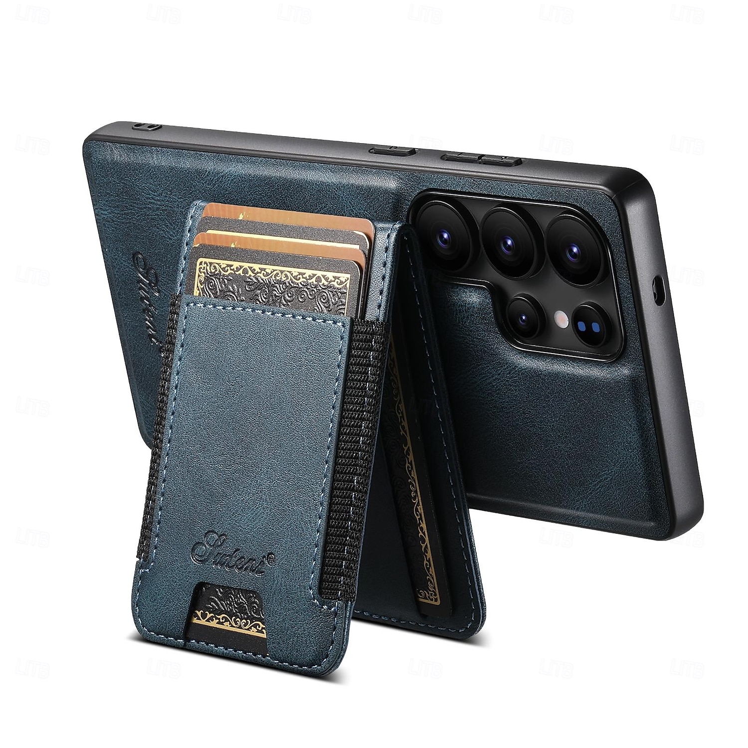 teléfono Funda Para Samsung galaxia S25 Más S25 Ultra S24 Ultra S24 Plus S24 S23 S23 Ultra S23 Plus Funda Trasera Magnética Soporte de carga inalámbrica Caballete Retro TPU Cuero de PU 2025 - $28.99 –P5