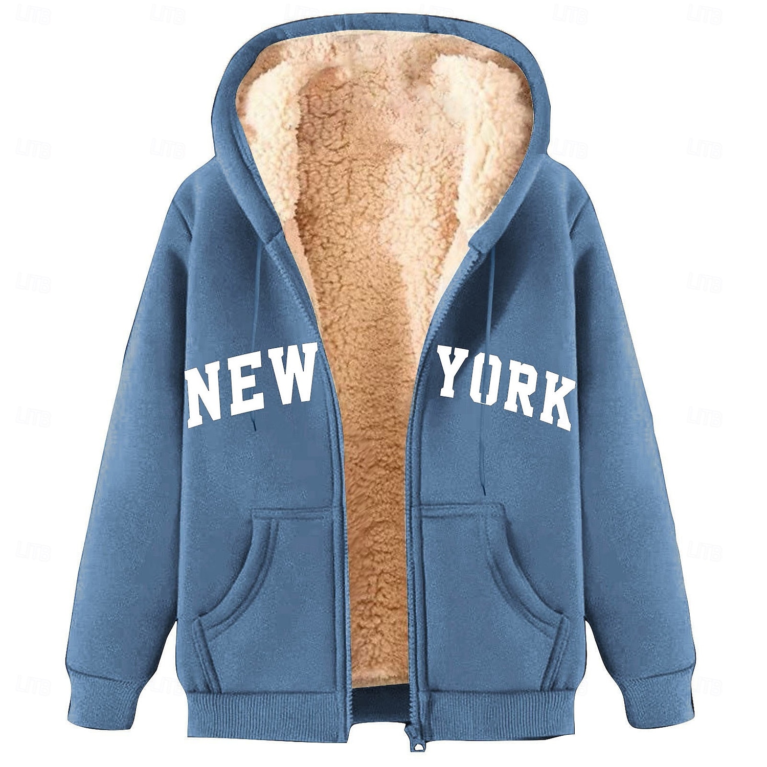 Homens Full Zip Hoodie Moletom com zíper Casaco de lã Moletom de lã Adamascado Preto Vinho Vermelho Azul Com Capuz Tecido Letra Estampas Abstratas Zíper Bolsos Desportos e Ar livre Casual Diário de 2025 por $17.49 –P5