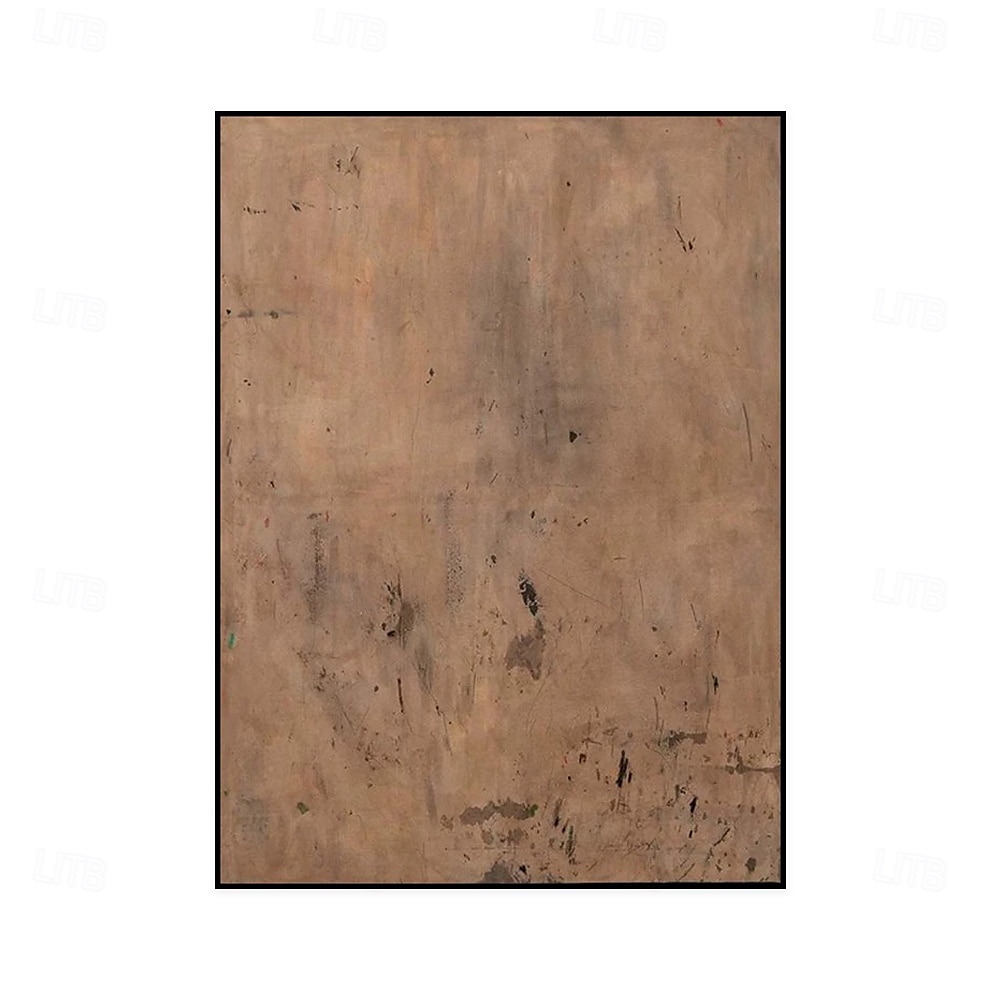 Ručně malovaná olejomalba na plátně, nástěnná dekorace ve stylu wabi-sabi, jednoduchá abstraktní pro domácí dekoraci, napnutý rám, závěsný obraz/rolovaný bezrámový, nenapnutý obraz 2025 - $54.99 –P1