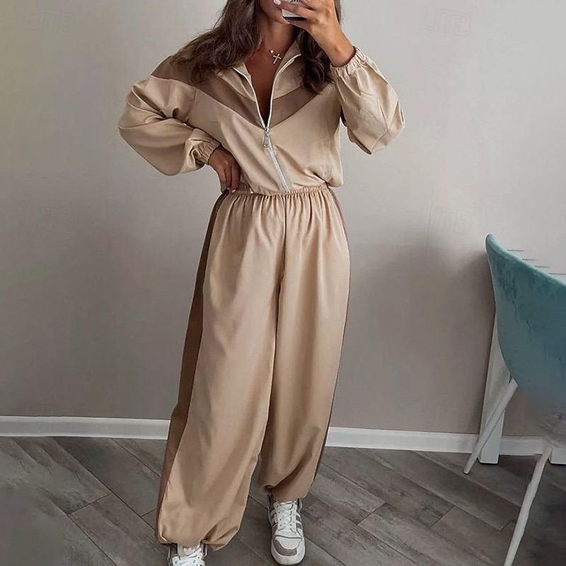 نسائي بدلة رياضية بنطلونات بنطلون رياضي رباط جيب ألوان متناوبة أطقم ملابس رياضية الربيع أسود أحمر الصالة الرياضية تدريب ركض خصر عالي ضد الهواء خفة الوزن رطوبة فتل كم طويل رياضة ألبسة رياضية مرن نسبياً 2026 - $47.99 –P7