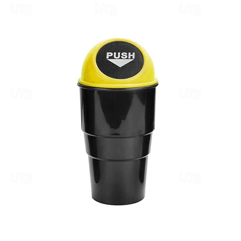 Mini cestino per rifiuti automatico con coperchio, portabicchieri impermeabile, contenitore per rifiuti da bracciolo, contenitore multifunzionale in plastica per l'interno del veicolo. del 2025 a $6.49 –P9