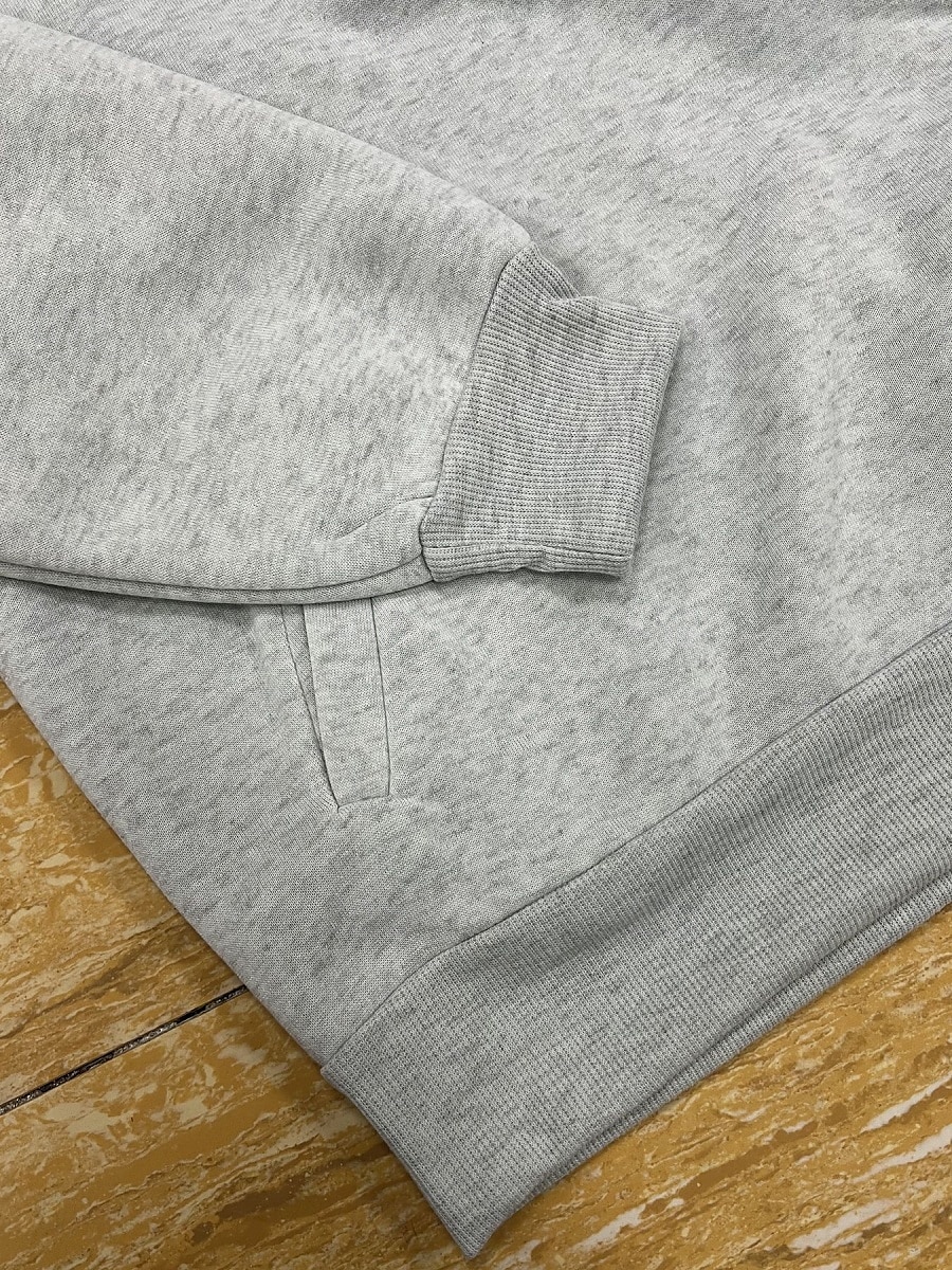 Mulheres Moletom Tecido Casual Manga Longa Gola Alta Tops regulares Rua Dia a Dia Patchwork Zíper Preto Fúcsia Cinzento Escuro Bege Cinzento Outono Inverno de 2025 por $26.99 –P12