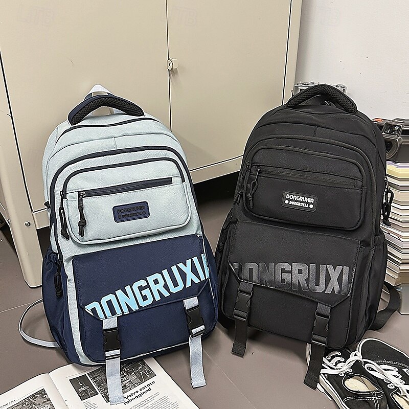 Men’s Colorblock School Backpack – Large Capacity Casual Bookbag for Teen Boys, High School & College Students 2025 - $34.99 –P3