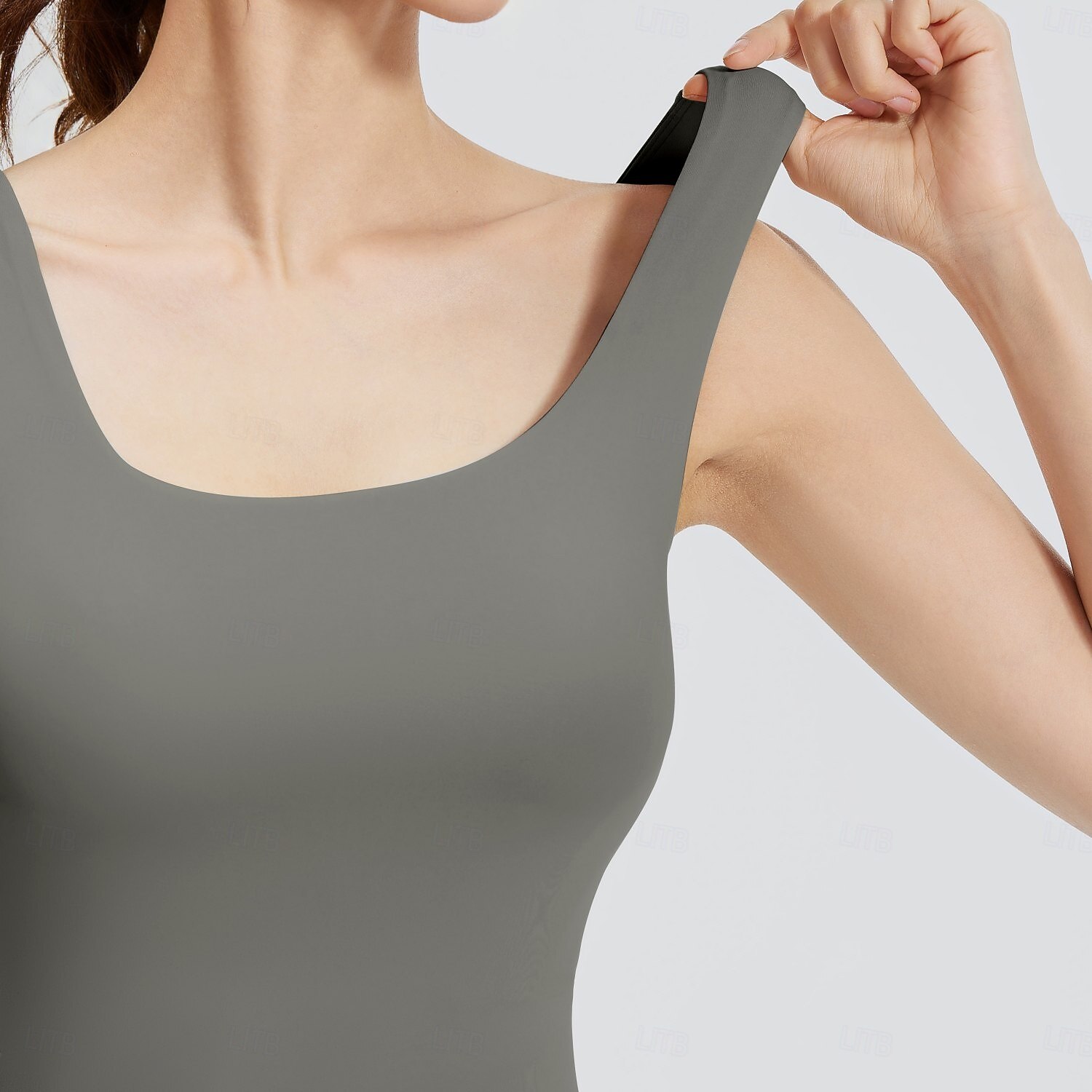 Női Egyszínű Teniszruha Teniszszoknyák rövidnadrággal 1 darab Ujjatlan Sportos Csökkenti a kopást Rugalmas Profesionalni Tenisz Futás Fitnesz Pántos U-alakú Szoknyák Ruhák Fekete Fehér Szürke Spandex 2025 - $35.99 –P5