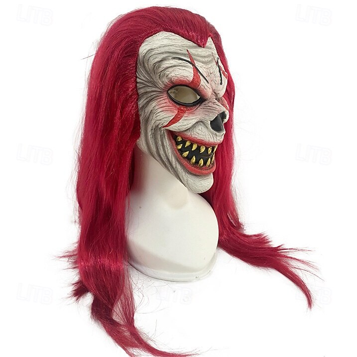 Zombie Clown Maske Für Erwachsene – Gruselig, Einheitsgröße, Aus Mexiko