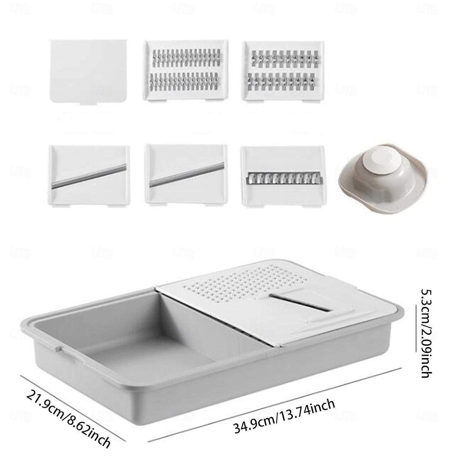 cortador manual de legumes triturador de legumes cortador para gengibre cebola pepino de 2026 por $36.99 –P6