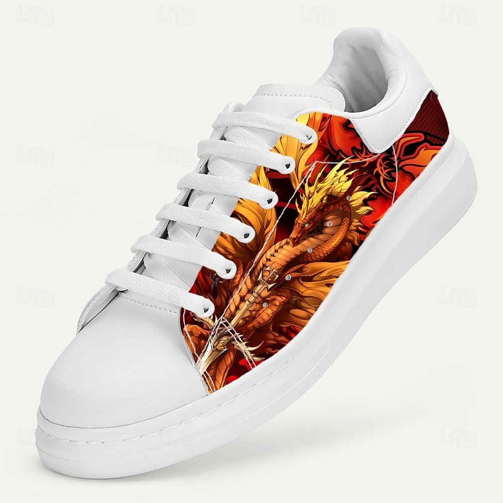 Tênis masculino Ruth Thompson Dragon Art edição limitada – calçados casuais com estampas de fantasia para amantes de mitologia e looks criativos de 2025 por $54.99 –P1