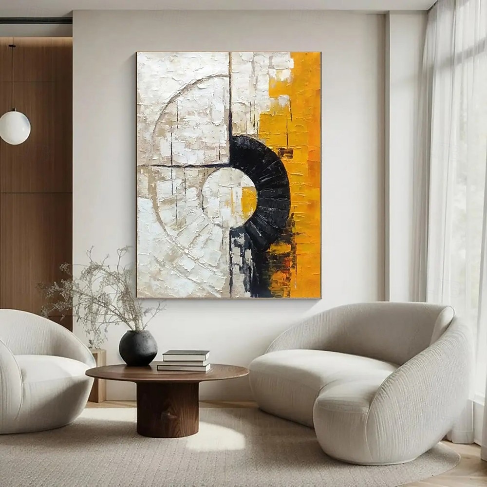 Handmade Oil Painting Canvas Wall Art Decoration Simple Abstract for Home Decor Stretched Frame Hanging Painting/Rolled Frameless Unstretched Painting 2026 - $65.99 –P4
