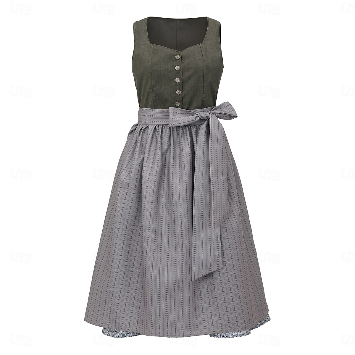 Oktoberfest Ruhák Dirndl Trachtenkleader Szobalány bajor Német Meadows Női Hagyományos stílusú ruha Ruha Kötény Blúz nélkül 2025 - $56.99 –P1