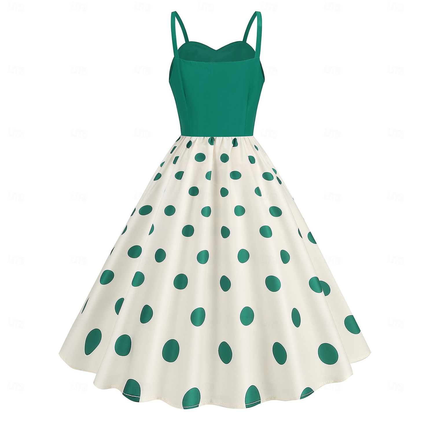 Rétro Vintage Années 1950 Rockabilly Midi Robe trapèze Robe Évasée Coupe ajustée et évasée À pois Femmes Halloween Carnaval Vacances Décontracté Quotidien Soirée à thème rétro Adultes Robe Printemps de 2025 ? $30.99 –P20
