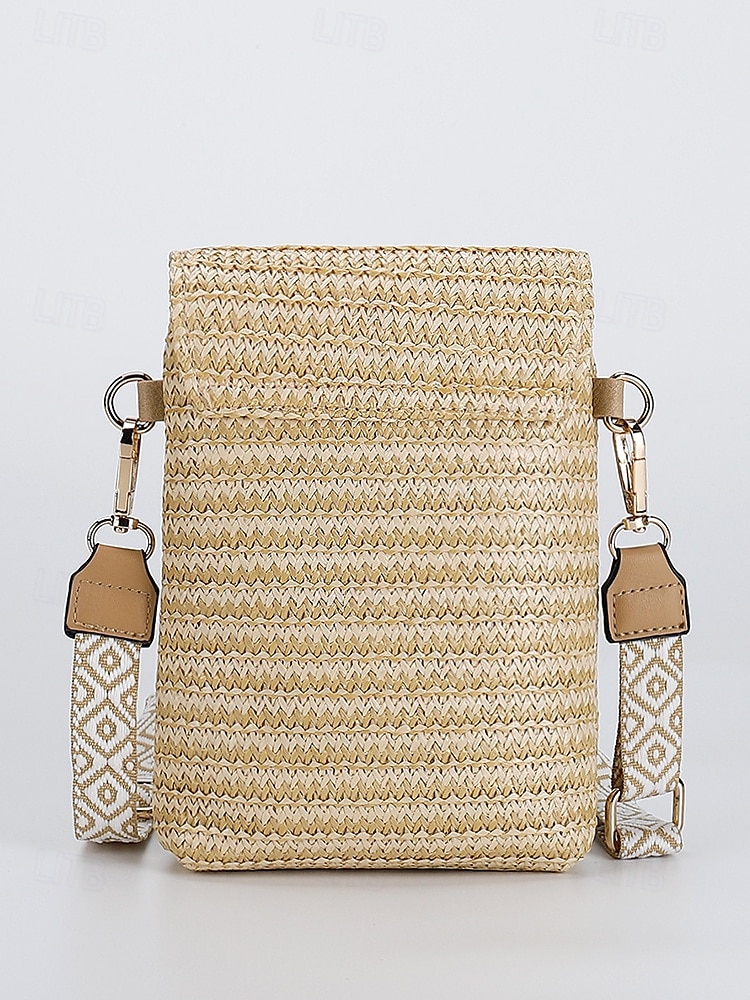Borsa a tracolla con perline da donna con design a farfalla colorata, stile bohémien, borsa a tracolla casual e da viaggio per donna, perfetta per spiaggia, vacanze e gite estive del 2025 a $18.99 –P4