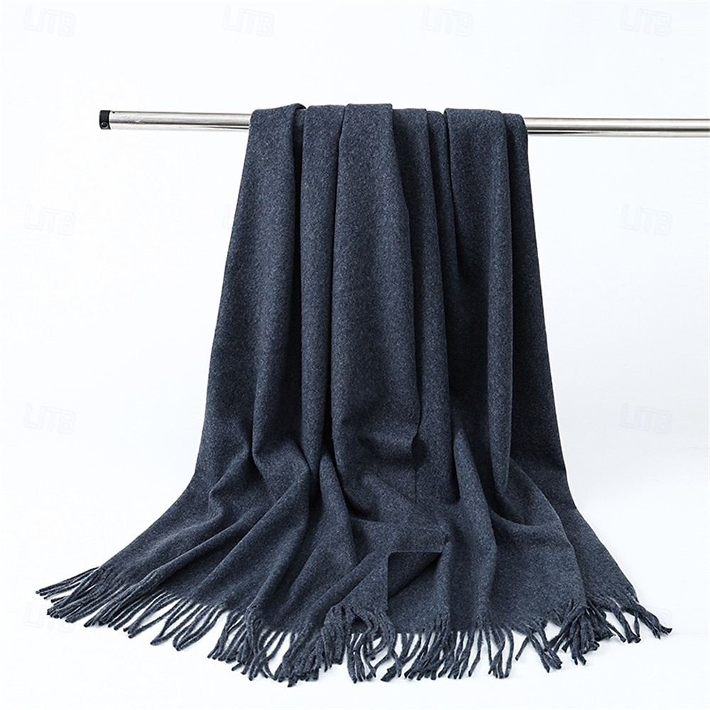 Pashmina-sjal, sjal til kvinner, stort vinterskjerf, myke sjal og sjal til aftenkjoler, sjal til bryllup 2025 - $37.99 –P17