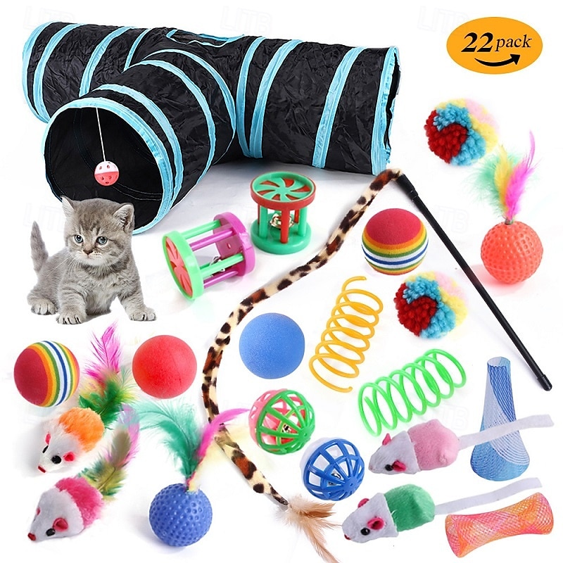 Palla Giocattolo morbido Mouse e giocattoli animali tunnel Giocattolo sonoro con Retrattile Esercizio per animali Rilascio della pressione Addestramento di animali domestici Giocattolo da dentizione del 2025 a $48.99 –P4