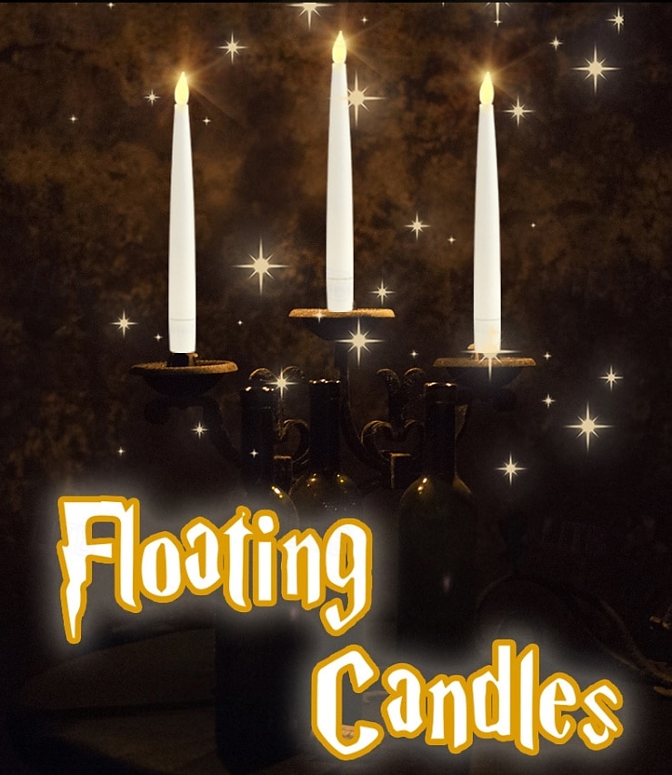 10/12/20 Pcs Suspended Electronic Candle Lamp Pencil Magic Wand Remote Control Halloween Christmas Party Atmosphere Decoration Lamp AAA Battery Box 2025 - $32.99 –P5