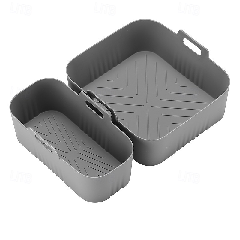 Lot de 2 plaques de cuisson réutilisables en silicone antiadhésives pour friteuse à air, compatibles avec les modèles Philips NA350-3000, avec surface antiadhésive, adaptées aux friteuses à air, aux de 2025 ? $15.49 –P10