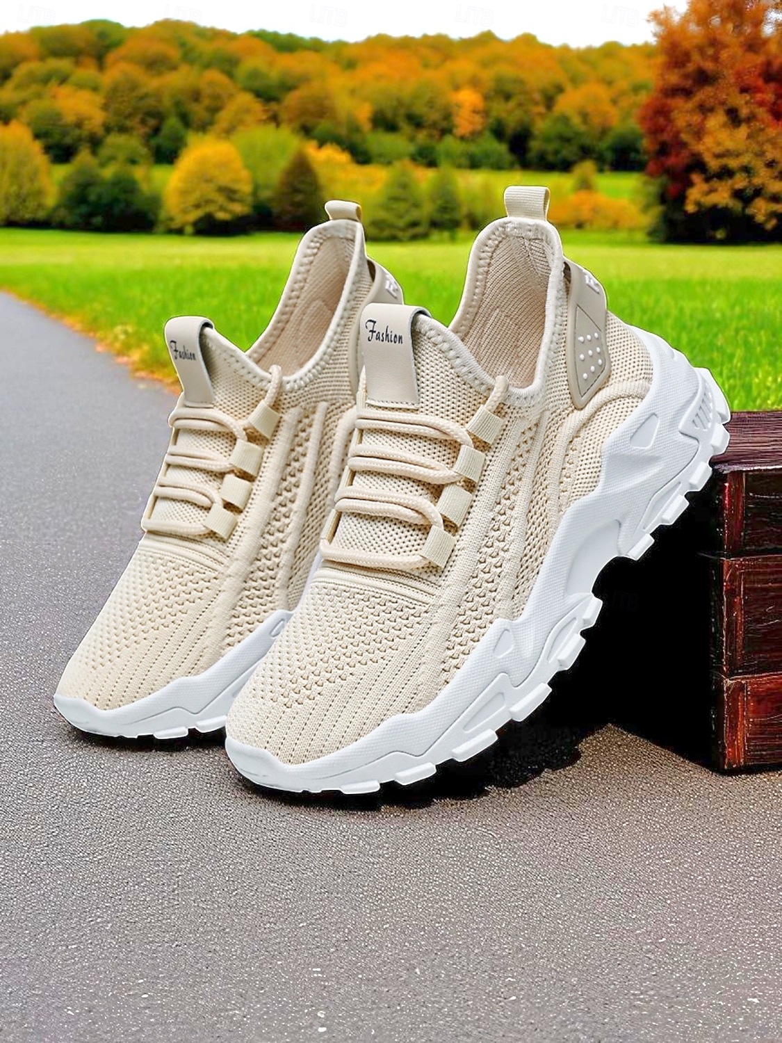 naisten flyknit-urheilulenkkarit – kevyet nauhalenkkarit kävelyyn, kuntosalille ja rentoon ulkoiluun 2025 - $19.99 –P2