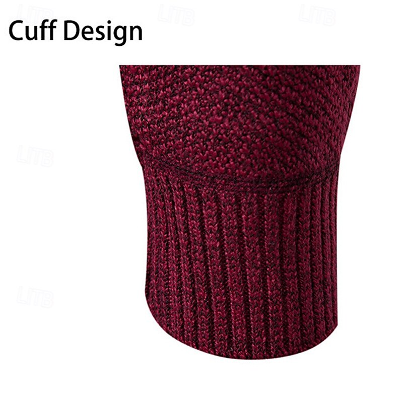 Herren Strickjacke Kurzer Pullover Reißverschluss-Pullover Strickpullover Gerippt Stricken Normale Oberteile Patchwork Fleece Farbblock Stehkragen Mode Klassisch Urlaub Alltagskleidung Bekleidung 2025 - $24.99 –P15