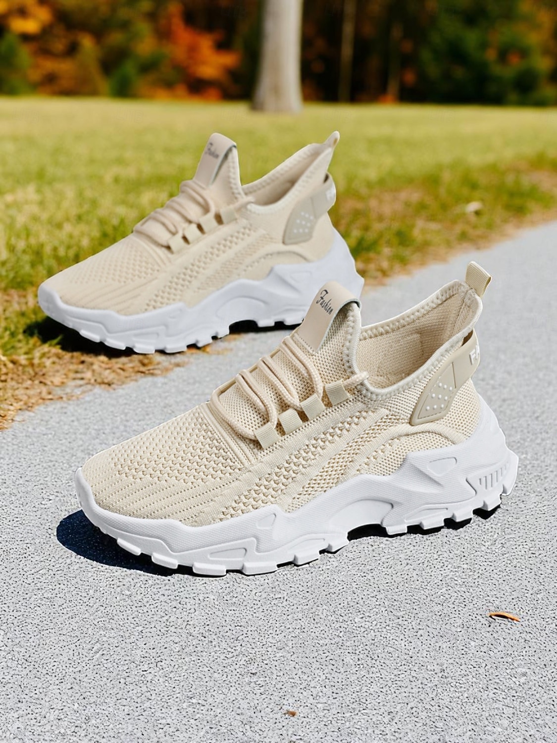 naisten flyknit-urheilulenkkarit – kevyet nauhalenkkarit kävelyyn, kuntosalille ja rentoon ulkoiluun 2025 - $19.99 –P3