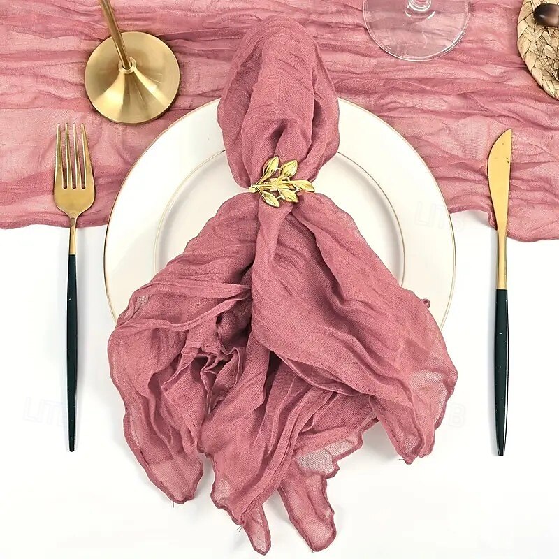 Lot de 10 serviettes en polyester de couleur unie, serviettes de table rectangulaires tissées de 20 x 20 pouces avec bordure élégante, parfaites pour la décoration de table de Noël, de vacances, de de 2025 ? $23.99 –P8