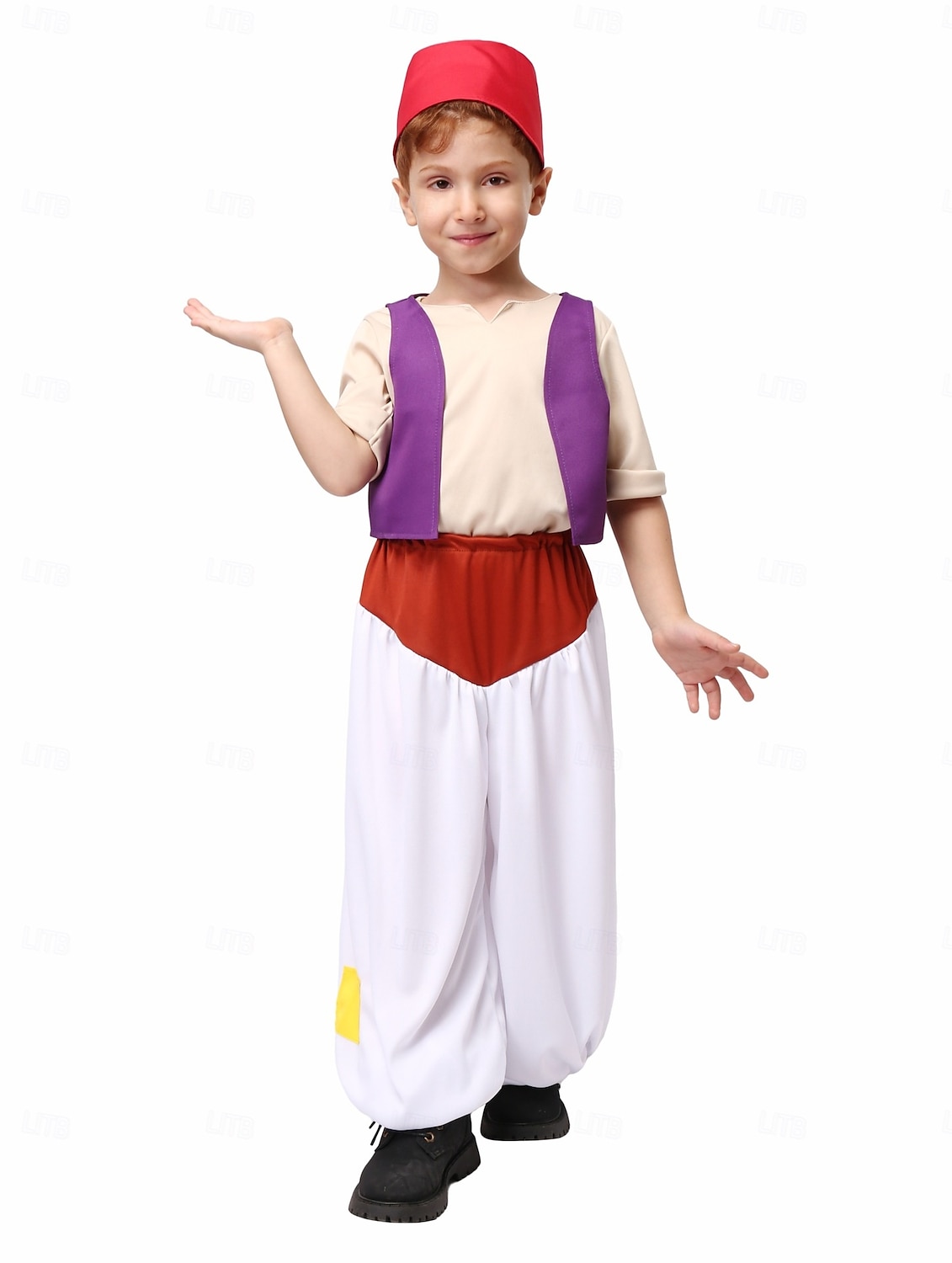 Satu Tuhannen ja yhden yön Prinssi Aladdin Cosplay-Asut Asut Satukirjahahmot Elokuva-cosplay for Poikien Lasten Halloween Karnevaali Maailman kirjapäivä Suoritus Opetuspukeutuminen Koulutapahtuman 2025 - $36.99 –P4