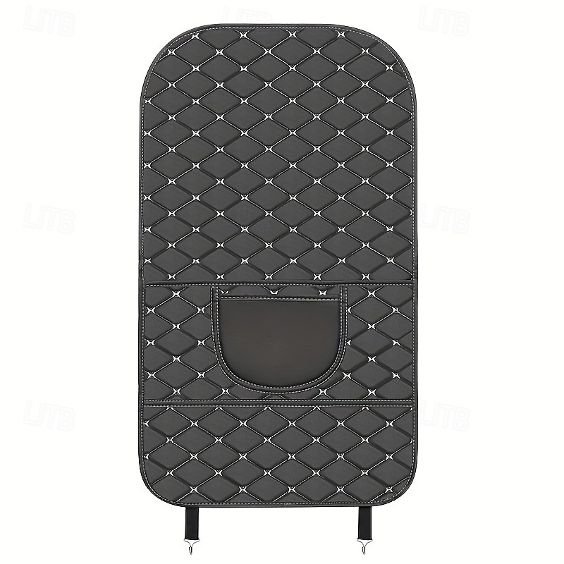 2 PCS Durable Car Seat Protector Anti-Soil Black Faux Leather Car Seat Back Protector with Diamond Stitch Design Car Seat Covers Easy-Clean for Rear Seats Seat Protection 2025 - $21.99 –P4