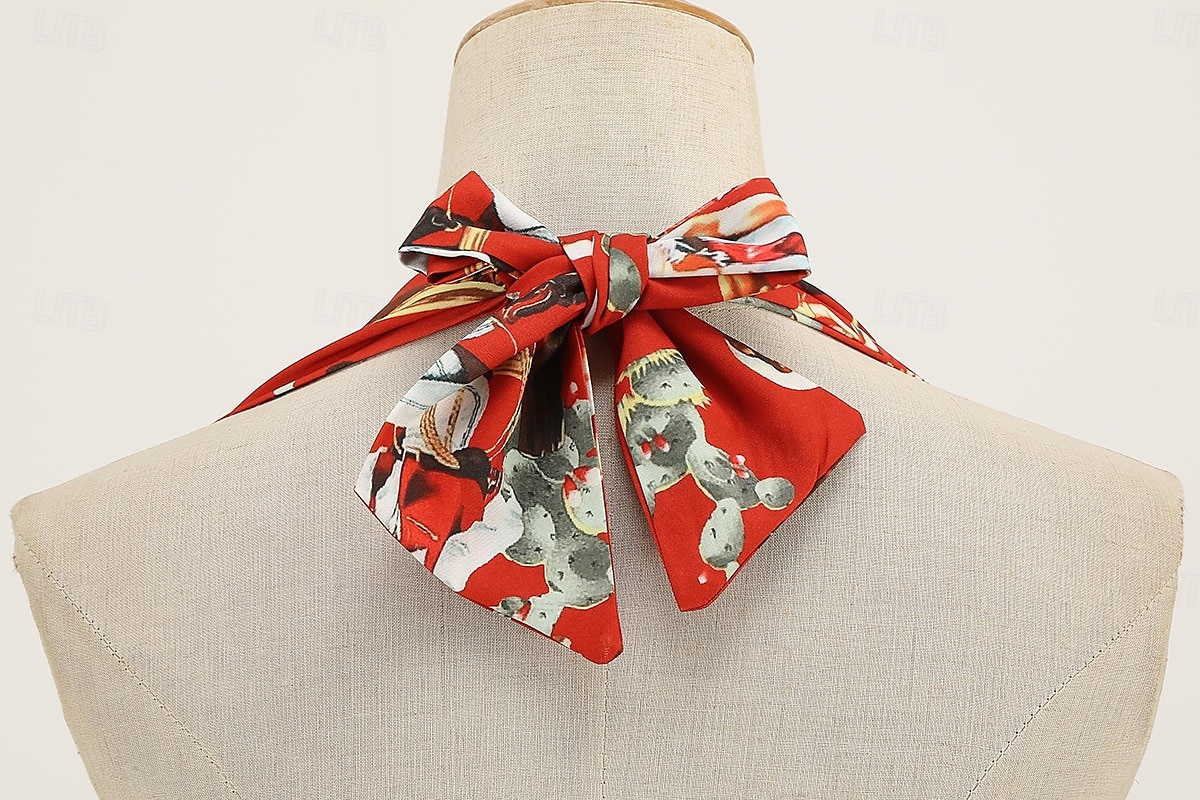 Retró 1950-es Rockabilly Swing ruha Flare ruha A-vonalú Kötőfék nyaka Női Farsang Zsúr Alkalmi / Napi Retro témájú buli Felnőttek Ruha Tavaszi nyár 2025 - $28.99 –P15