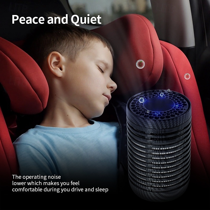 Car Air Purifier, Air Purifier for Car with True HEPA Filter Clean Air, Eliminate Dust,Odor,Portable Car Accessories Built-in Air Freshener and Perfume Diffuser for Traveling, Home, Office Use 2025 - $47.99 –P7