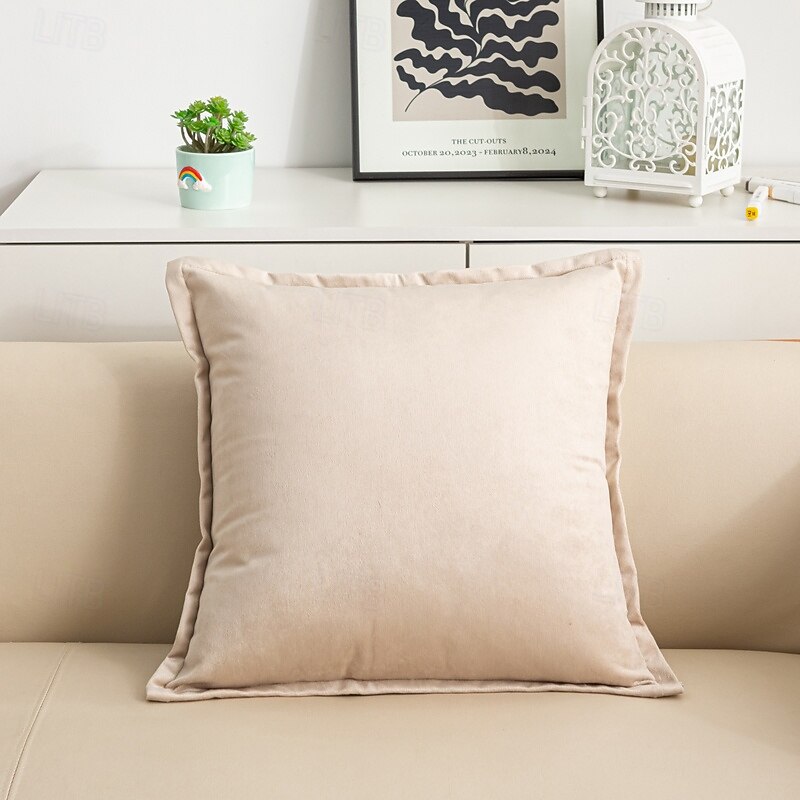 Funda de almohada de piel sintética de 45 x 45 cm, con diseño de rayas de algodón, para decoración del hogar, funda de cojín decorativa para sofá americano o coche. 2025 - $13.99 –P8