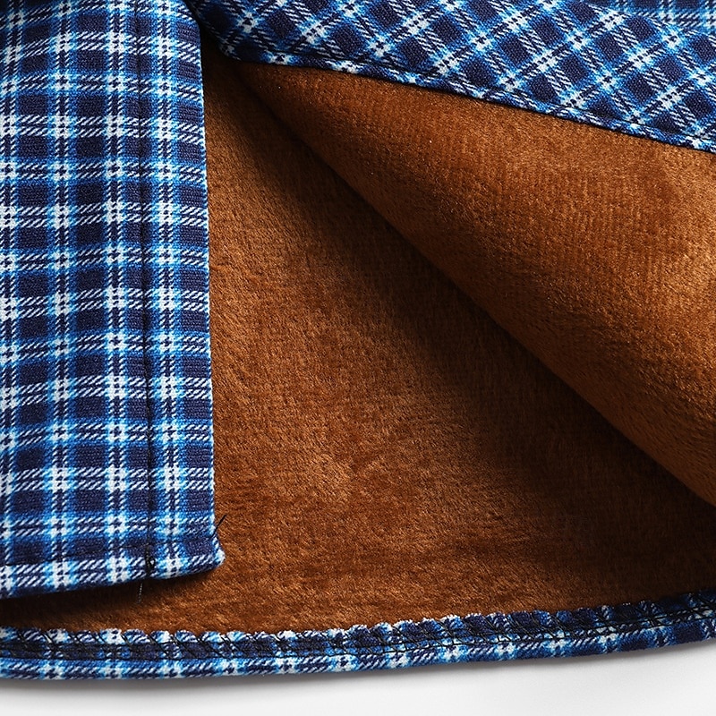 Per uomo Camicia casual Camicia di flanella Camicia a quadri Camicia con Bottoni Rosso Blu Manica Lunga Quadri Bavero Vacanza Casual Quotidiano Bottonato Abbigliamento Moda Casual Confortevole del 2026 a $22.99 –P3