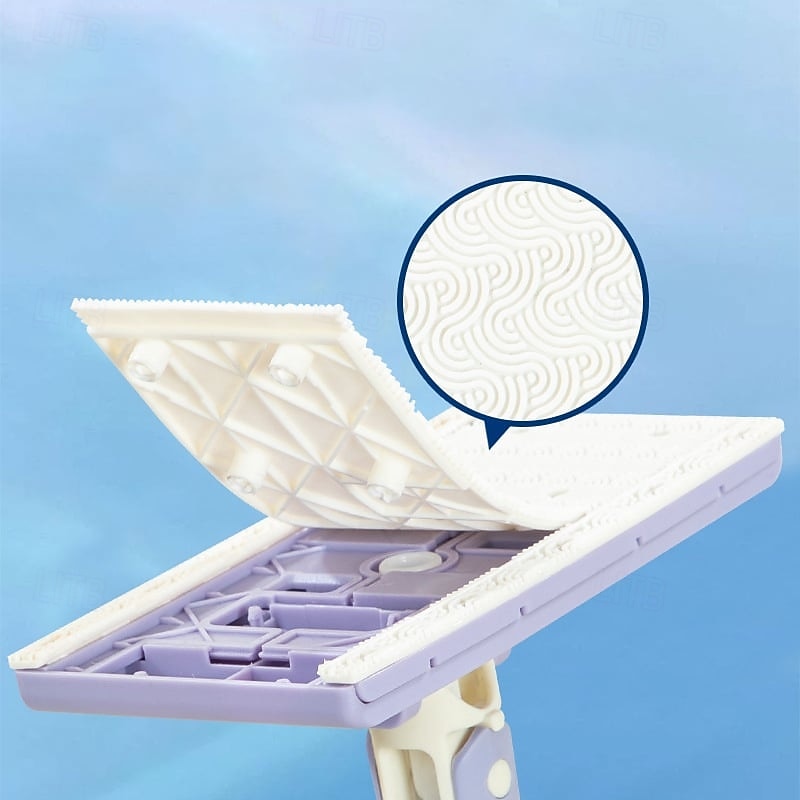 Cloth Changing Mini Mop for Home Use, Flat Lazy Mop with Clamp Design, Mini Cleaning Tool for Face Towels, Wet Wipes and Daily Household Cleaning 2025 - $9.99 –P4