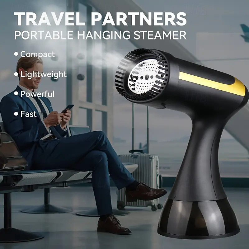 2025年 衣類用のポータブルハンドヘルドスチームアイロン - 素早く加熱し、繊維のしわを取り除きます。旅行や家庭での使用に最適です。  コレクション – $38.99 –P2