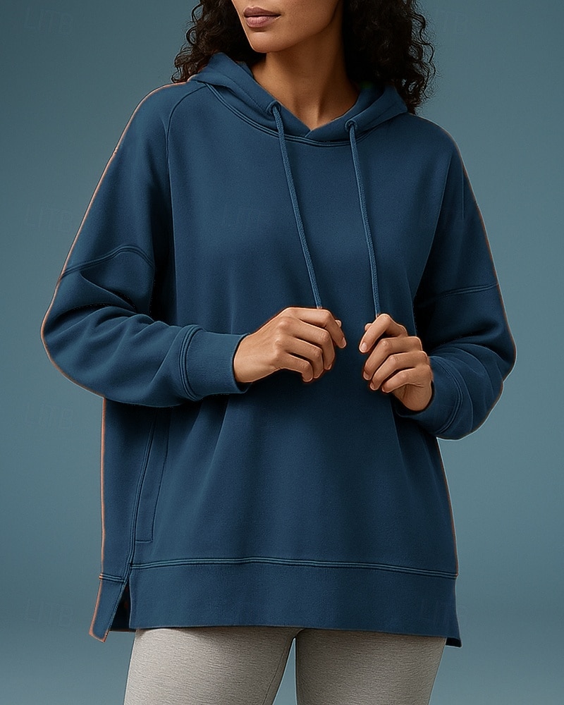 Mujer Tops casuales Sudadera con capucha Sudaderas Bolsillo Manga Larga Camiseta Ropa Deportiva Color sólido Protección Solar Resistente al Viento Senderismo Rutina de ejercicio De Deporte Ropa de 2025 - $34.99 –P11