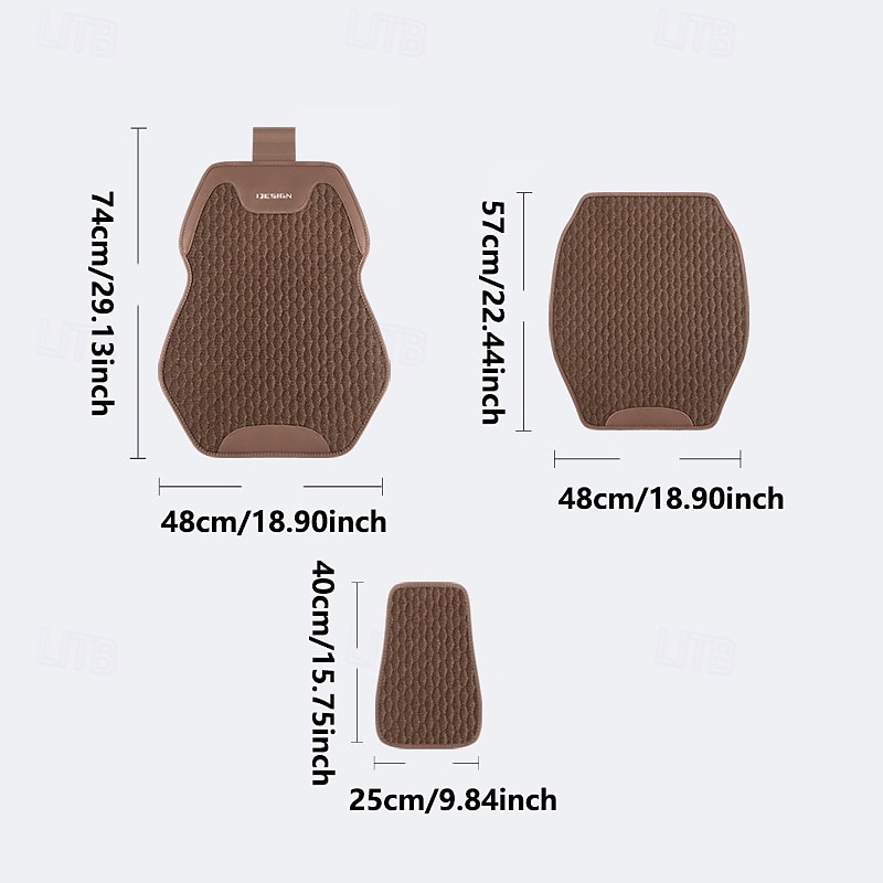 Four Seasons Car Seat Cover Front Rear Car Seat Cushion Airbag Compatible Seat Protector Breathable Car Accessories 2026 - $49.99 –P1