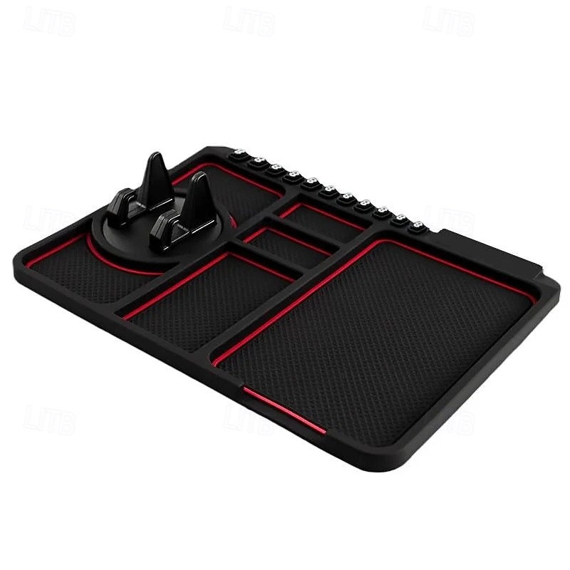 Support de téléphone multifonction antidérapant pour tableau de bord de voiture, tapis antidérapant pour intérieur de voiture, support de navigation GPS, organisateur de 2025 ? $9.99 –P7
