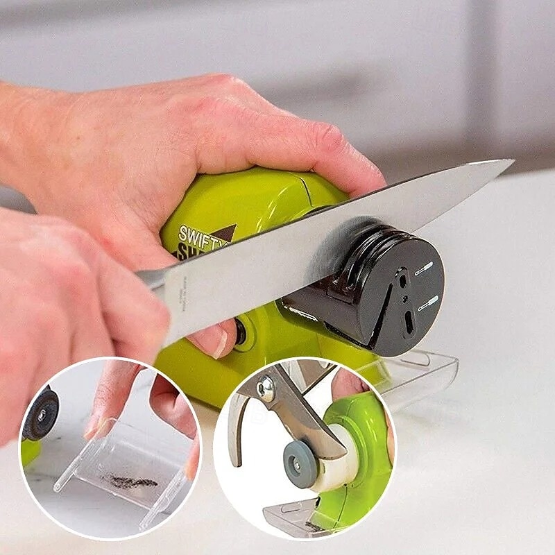 KNIFE SHARPENER Electric Sharpening Tool for Home Use Multifunctional Automatic Sharpener for Kitchen Knives Fruit Knives Screwdrivers and More with Durable Grinding Wheel 2025 - $8.99 –P11